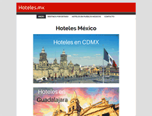 Tablet Screenshot of hoteles.mx